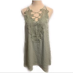 Entro Lace Detail Swing Dress Sz M